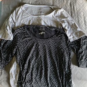 Lot of 2 maternity tops size S